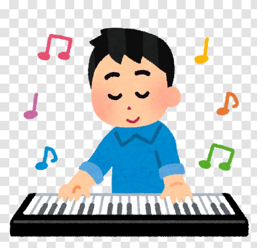 Piano Cartoon - Musician - Play Child Transparent PNG