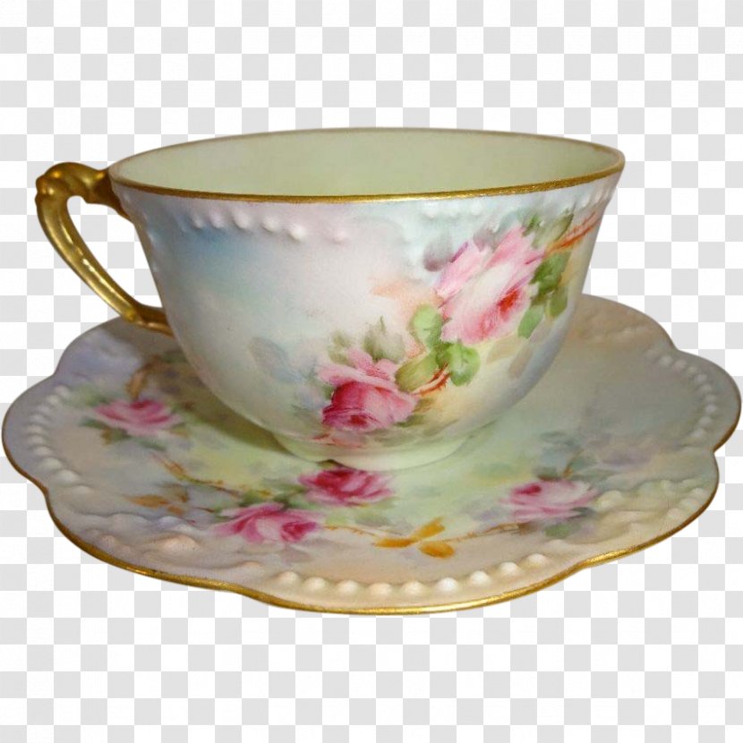 Limoges Tea Coffee Saucer Tableware - Serveware - Chinese Transparent PNG