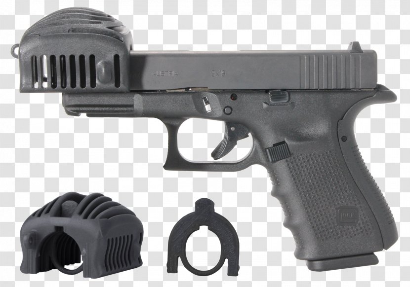 Glock 23 Pistol 34 Ges.m.b.H. - Air Gun - Weapon Transparent PNG