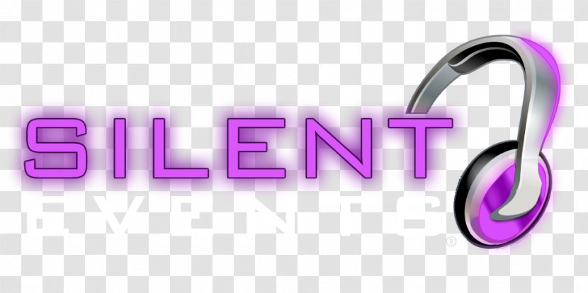 Logo Headphones Font - Purple - Party Transparent PNG