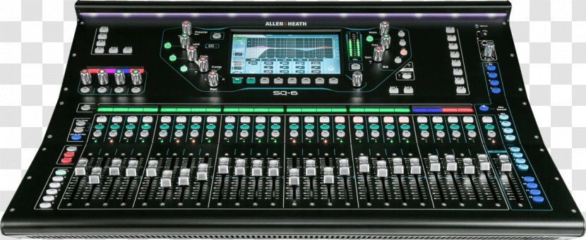 Allen & Heath Audio Mixers Digital Mixing Console Disc Jockey Fade - Electronics - QUÍMICA Transparent PNG