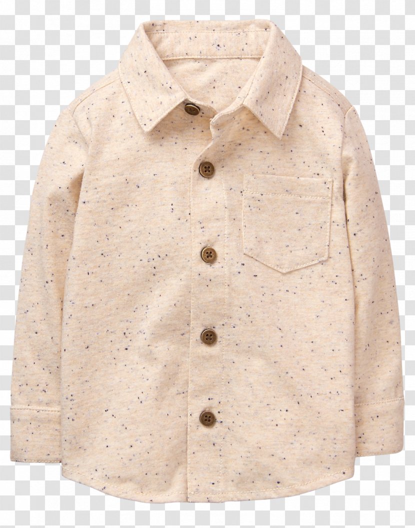 Beige Coat - Jacket - Speckle Transparent PNG