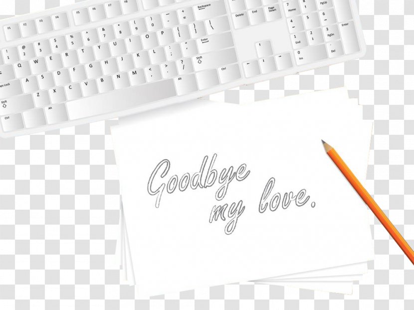 Paper Illustration - Royalty Free - Illustrations Handwritten Goodbye Transparent PNG