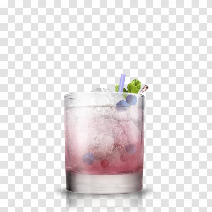 Cocktail Becherovka Gin And Tonic Caipirinha Sea Breeze - Vodka - Blueberries Transparent PNG