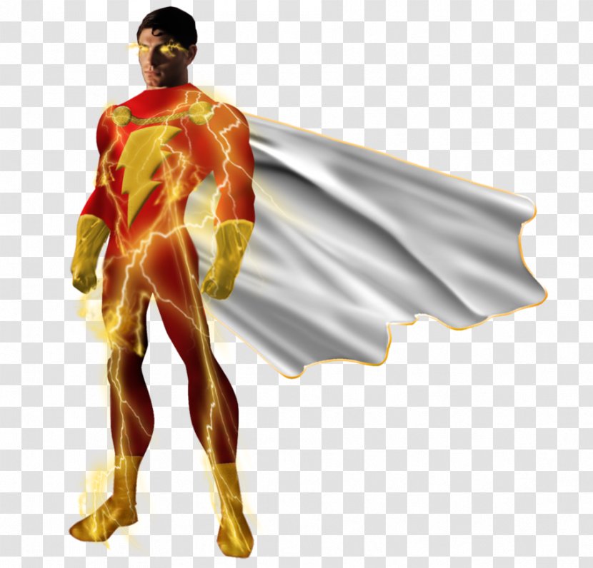 Captain Marvel Superman Superhero - Muscle - Shazam Transparent PNG