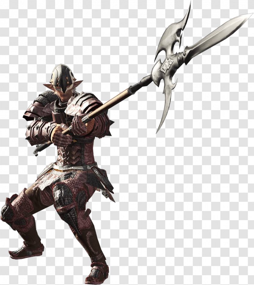 Final Fantasy XIV Lancer Weapon Video Game - Square Enix Co Ltd - Armour Transparent PNG