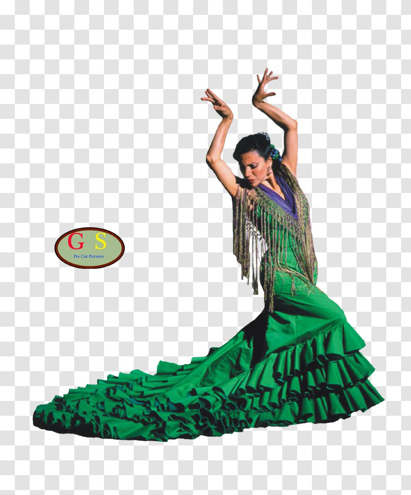 Flamenco Dance Rhumba Cha-cha-cha - Kleurplaat Transparent PNG