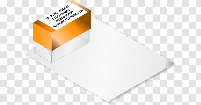 Paper Clip Rubber Stamp - Fold Crepe Transparent PNG