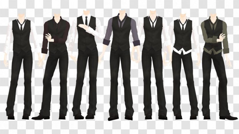 DeviantArt Yandere Simulator MikuMikuDance Clothing Male - Cartoon - A College Student Wearing Bachelor's Gown Transparent PNG