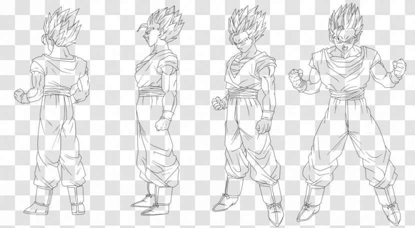 Gohan Drawing Vegeta Super Saiya Saiyan - Flower - Chrono Trigger Transparent PNG