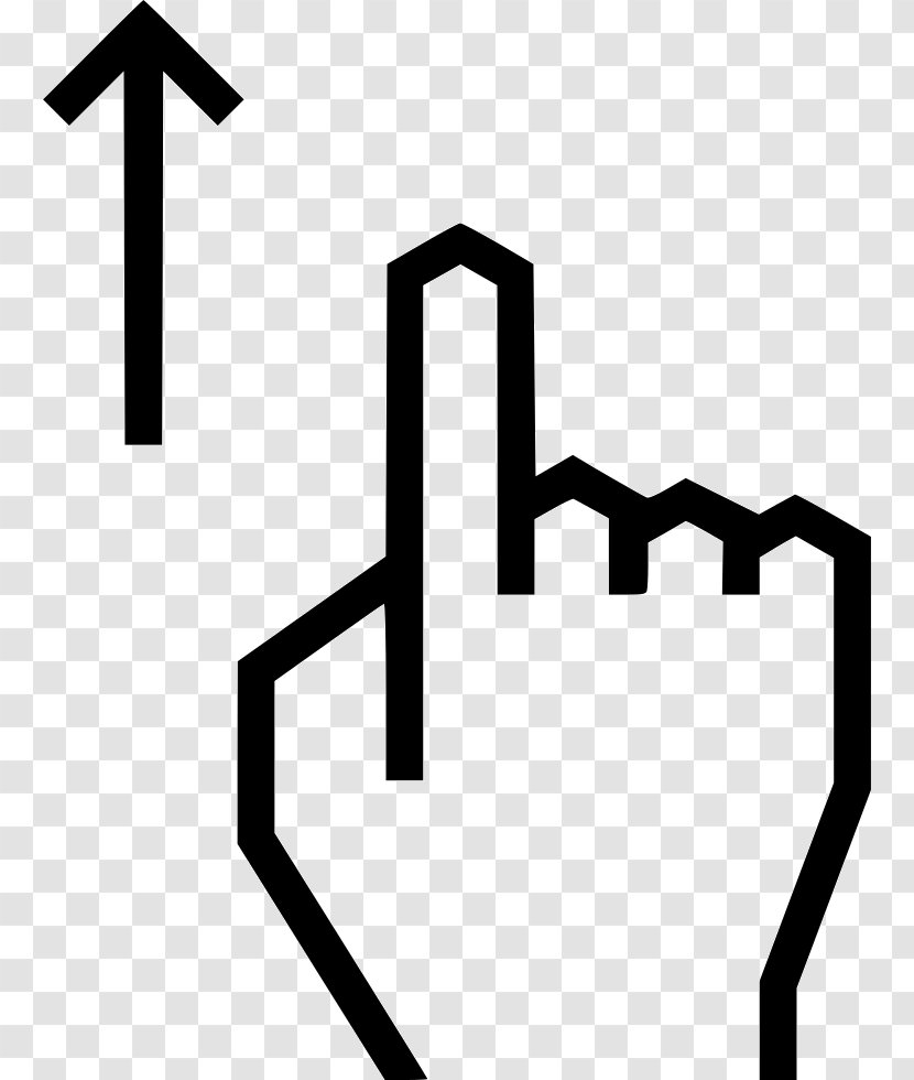 Computer Mouse Pointer Cursor - Middle Finger Transparent PNG