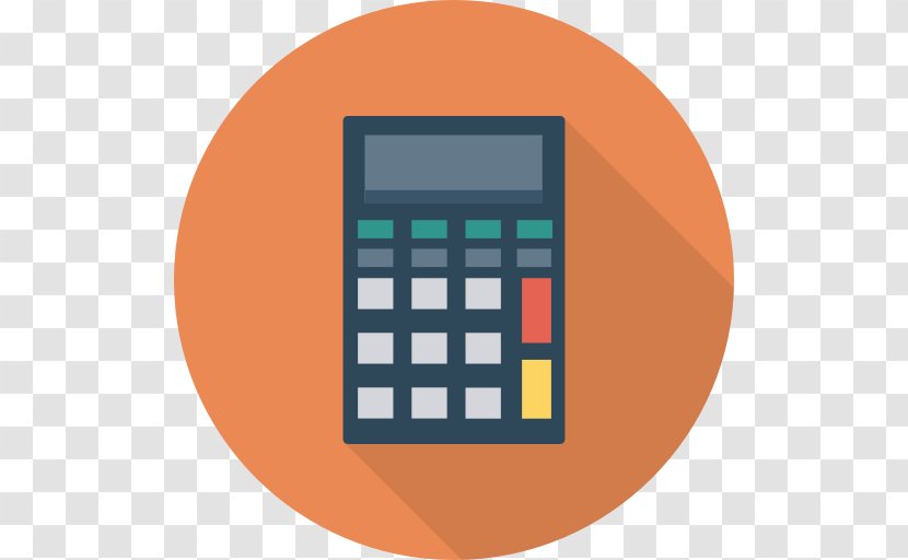 Accounting Iconfinder Finance - Orange - Calculator Icon Transparent Transparent PNG