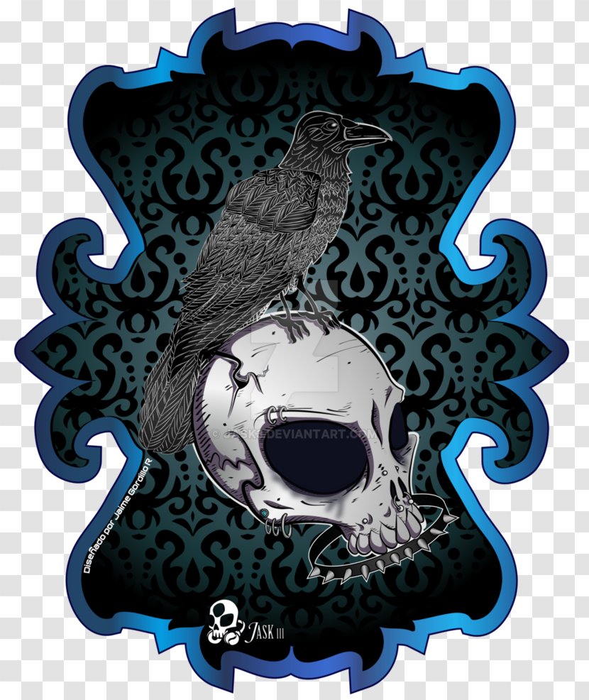 Skull Font Transparent PNG