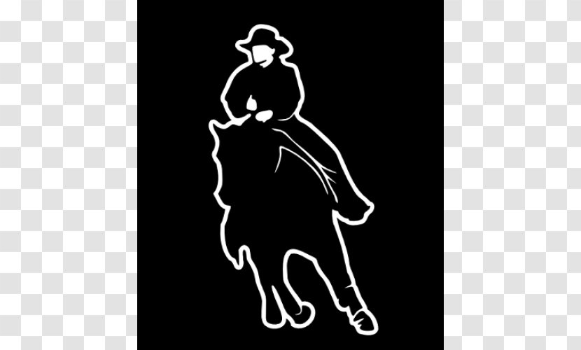 Horse Logo Silhouette Font - Black M Transparent PNG