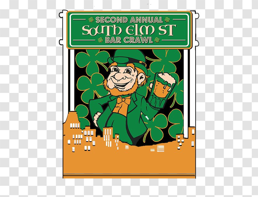 Saint Patrick's Day Pub Crawl Graphic Design - Grass - St Patrick's Transparent PNG