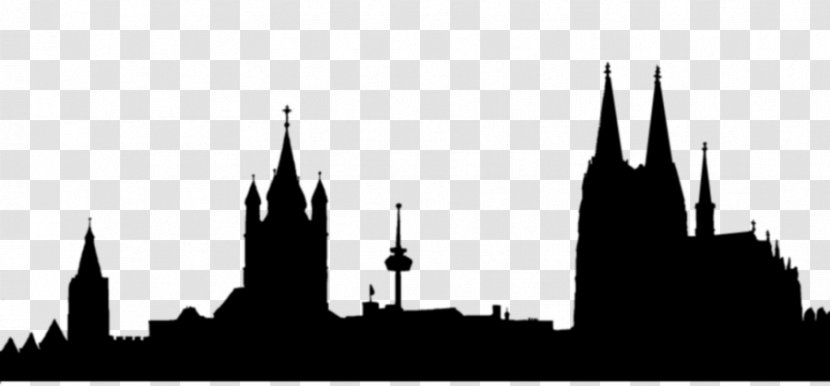 Silhouette Skyline Cologne - Tree Transparent PNG