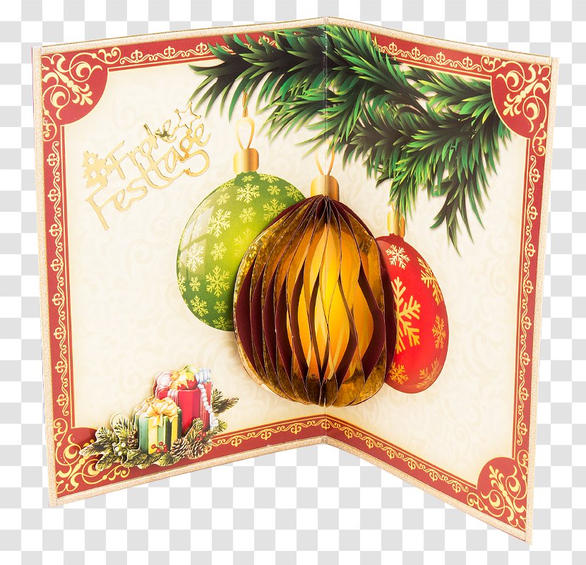 Christmas Ornament Fruit - Folia Transparent PNG