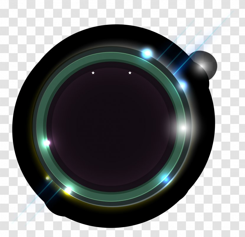 Texture Mapping Circle - Camera Lens - Cool Round Border Transparent PNG