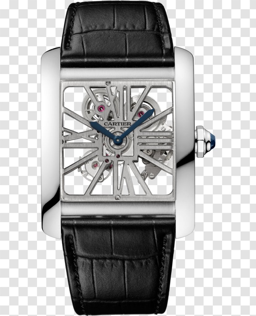 Cartier Tank Watch Movement Caliber - Strap Transparent PNG