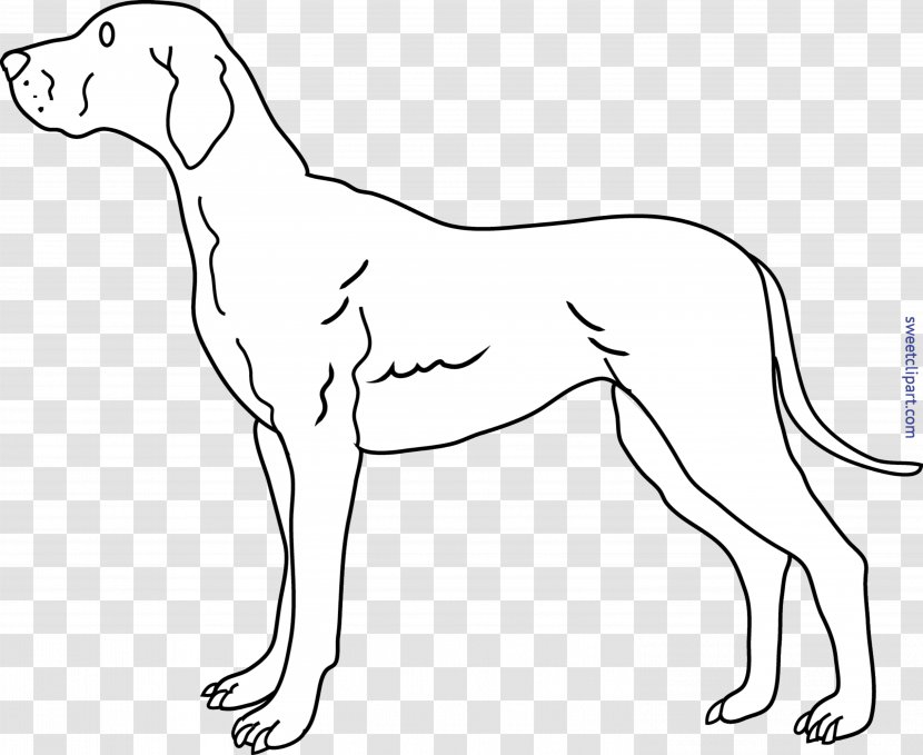 Puppy Basset Hound Black And White Clip Art - Joint - Dog Cartoon Transparent PNG