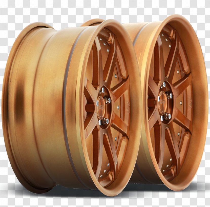 Alloy Wheel Spoke Product Design Copper - Bronze Vector Transparent PNG