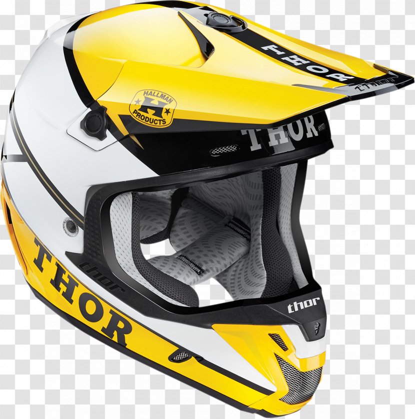 Motorcycle Helmets Motocross Thor Clothing - Automotive Design Transparent PNG
