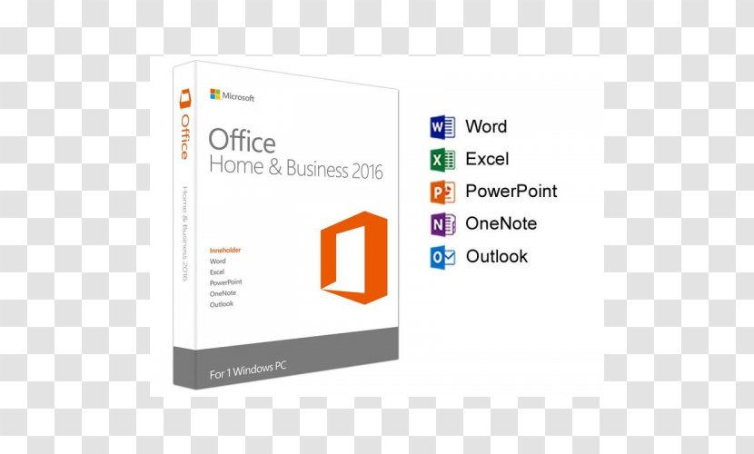 Microsoft Office 2016 365 Computer Software - Word Transparent PNG