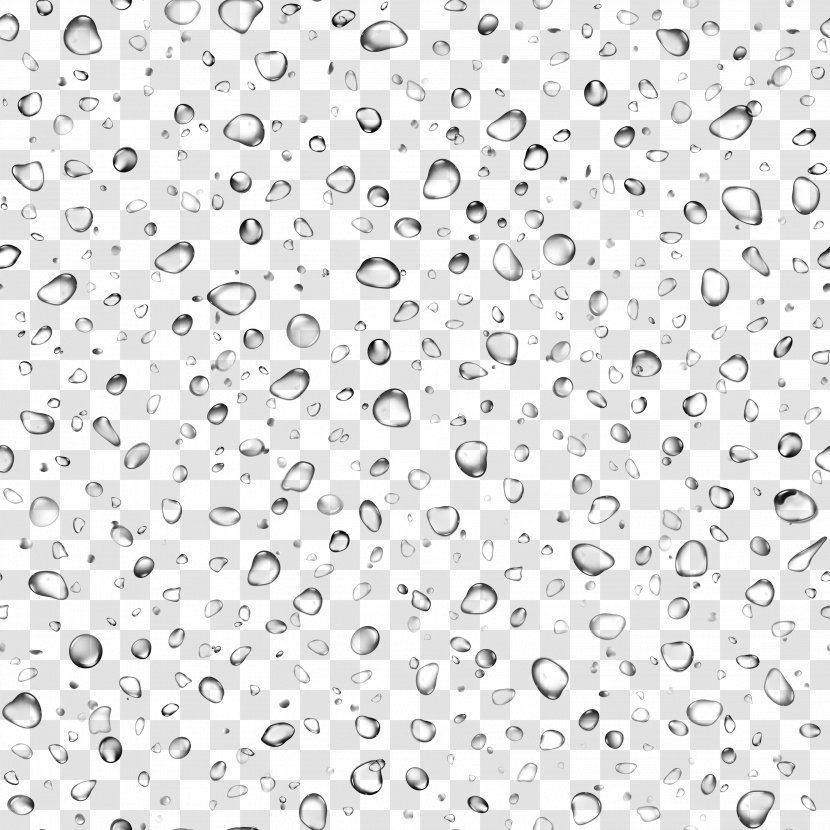 Clip Art - Number - Water Droplets Transparent PNG