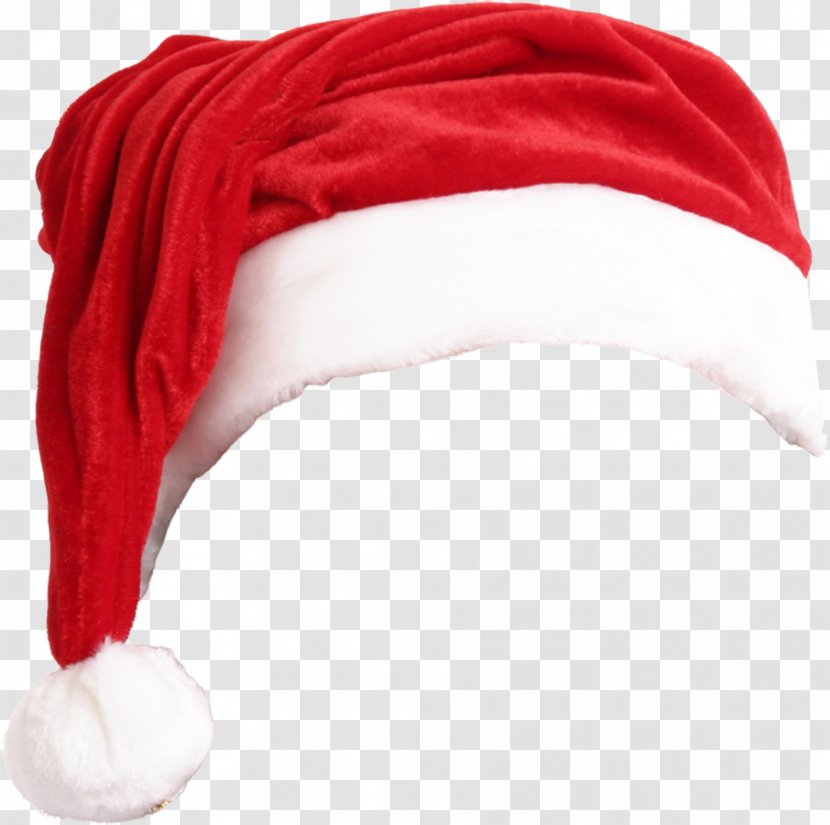 Santa Claus Suit Hat Christmas Clip Art - Red - Beanie Transparent PNG