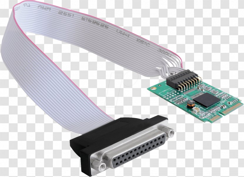 Mini PCI Express Parallel Port Conventional Input/output - Serial Communication - Printer Transparent PNG