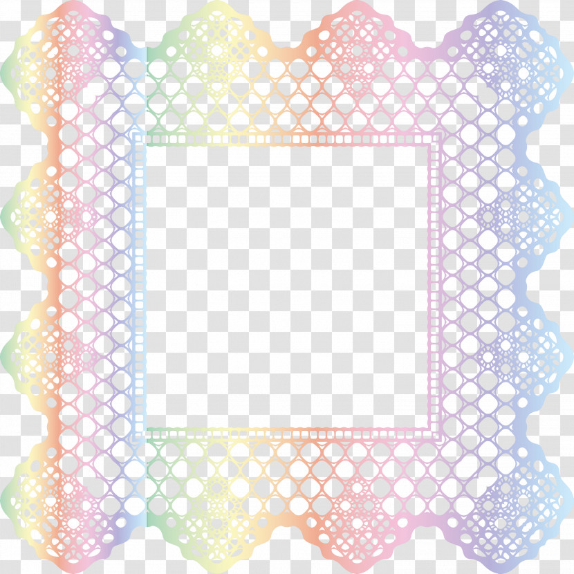 Square Lace Transparent PNG