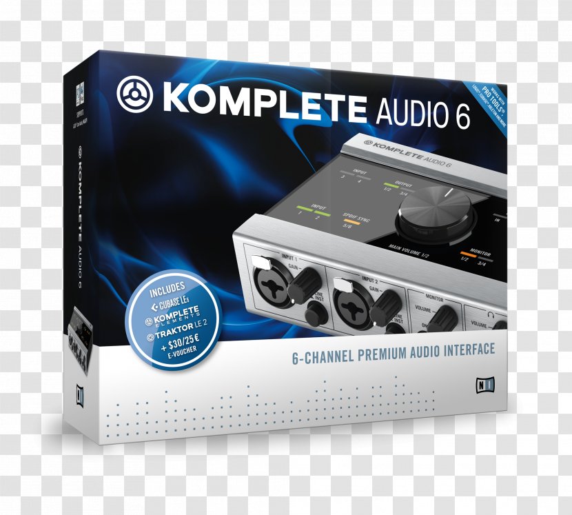 Digital Audio Native Instruments Komplete 6 Traktor Sound Cards & Adapters - Heart - Musical Transparent PNG