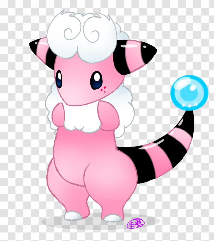 Flaaffy Pokémon Ampharos Mareep Eevee - Shaymin - Marill Pokemon Transparent PNG