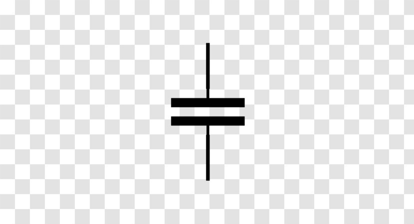 Electronic Symbol Capacitor Resistor Circuit Diagram - Rectangle Transparent PNG