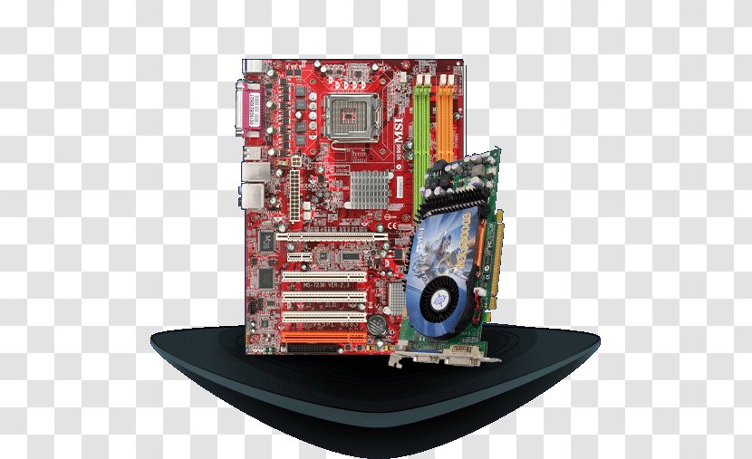 Graphics Cards & Video Adapters Motherboard Micro-Star International LGA 775 CPU Socket - Built Interface Transparent PNG