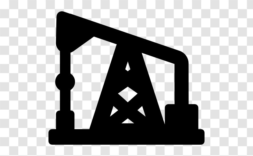 Petroleum Oil Field Gasoline Pumpjack Naftovod - Monochrome - Platform Transparent PNG