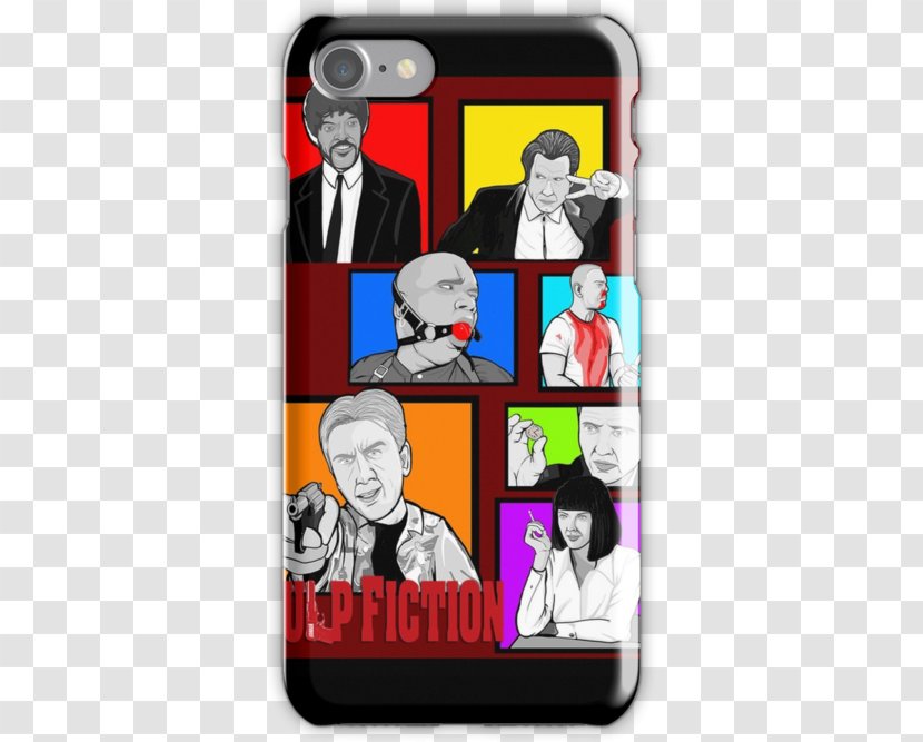 Cartoon Mobile Phone Accessories Phones Font - Iphone - Pulp Fiction Transparent PNG