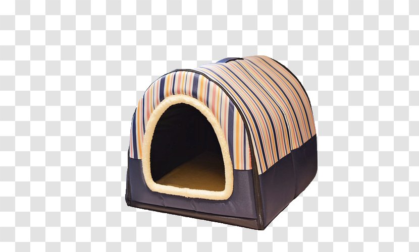 Golden Retriever Labrador Cat Doghouse Pet - Striped Tent Nest Transparent PNG