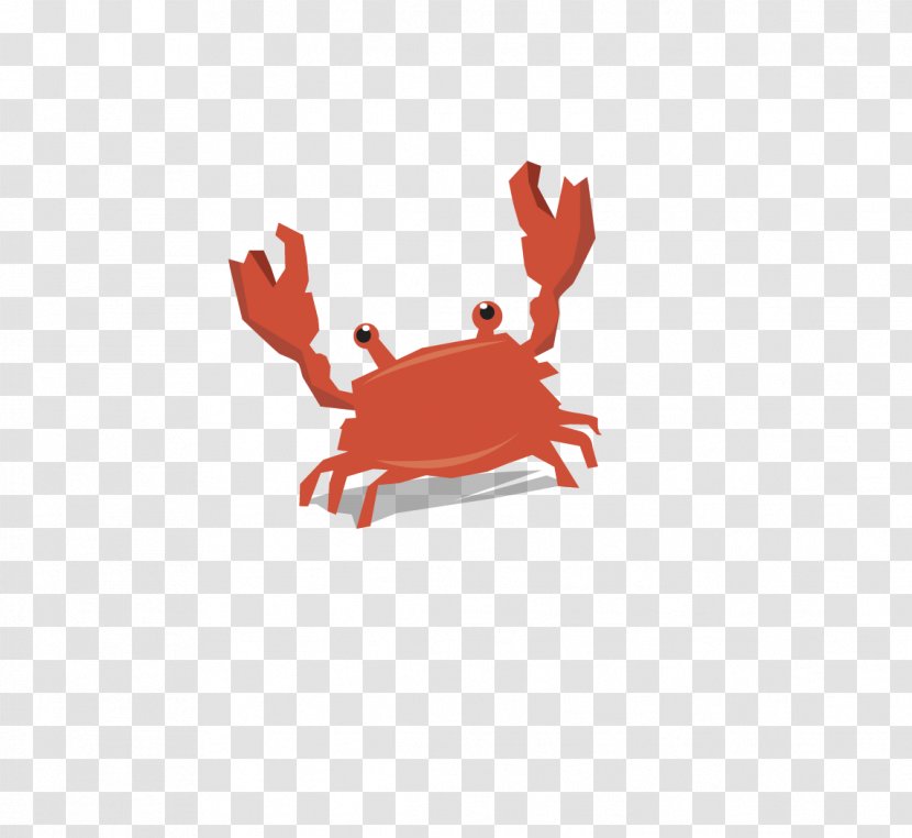 Christmas Island Red Crab Euclidean Vector - Cartoon Transparent PNG