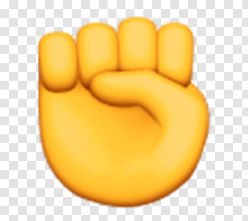 Emoji Raised Fist IPhone Text Messaging Meaning Transparent PNG