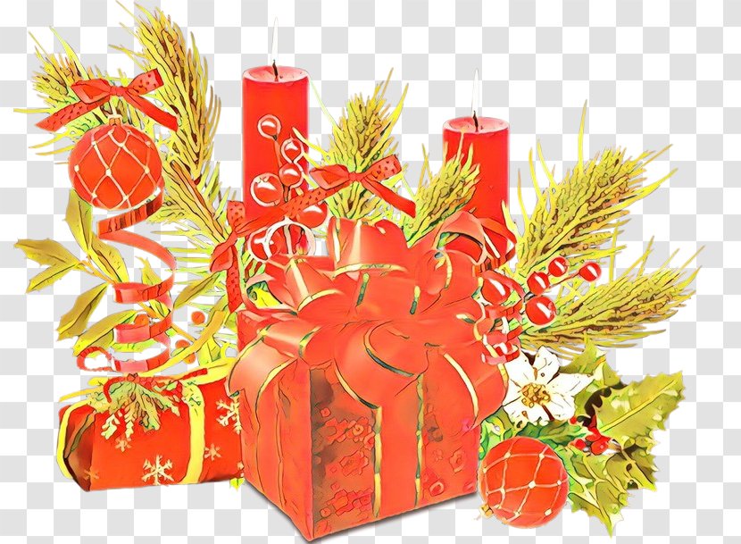 Present Gift Wrapping Plant Christmas Eve Hamper Transparent PNG