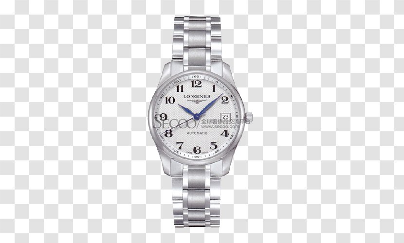 Longines Automatic Watch Chronograph Strap - Silver - Mingjiang Male Mechanical Transparent PNG