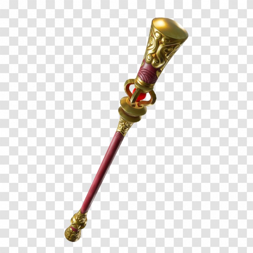 Fortnite Battle Royale Ruyi Jingu Bang Xbox One PlayStation 4 - Brass - Pickaxe Transparent PNG