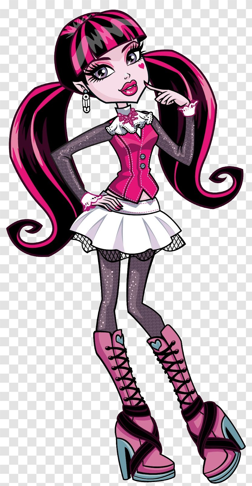 Monster High Doll Ghoul Frankie Stein Toy - Cartoon Transparent PNG