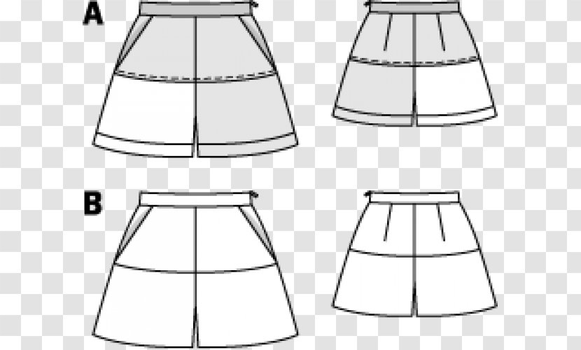Pattern Dress Shorts Burda Style Clothing - Summer Banquet Transparent PNG