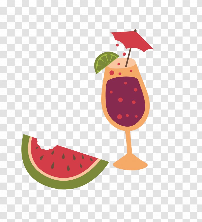 Alcoholic Drink - Delicious Watermelon And Summer Drinks Transparent PNG