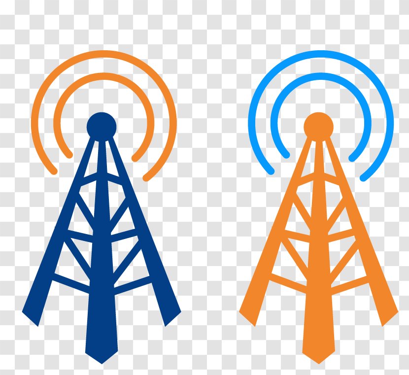 Radio Television Antenna - Symbol - Vector Mobile Phone Base Station Signal Transparent PNG