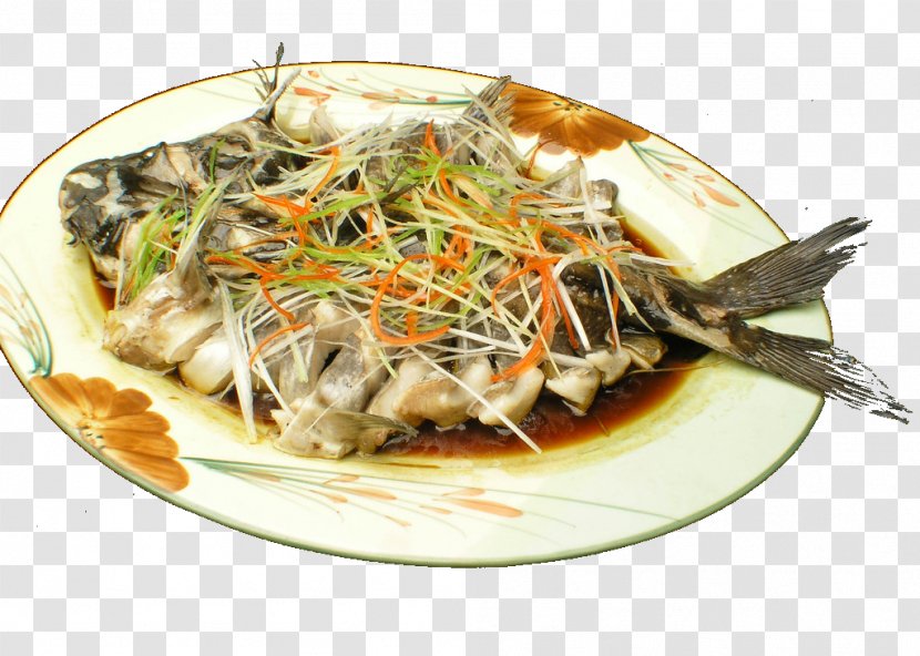 Fish As Food Recipe Dish Cuisine - Flowers Pole Wujiang Transparent PNG