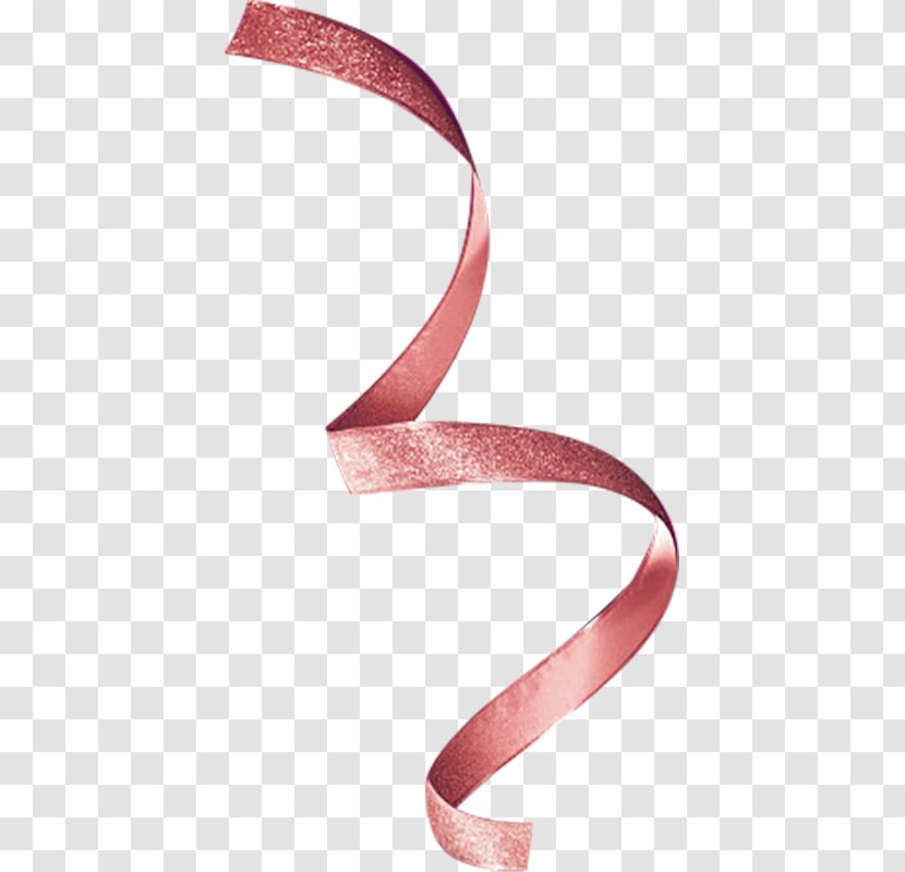Ribbon Close-up Font - Pink - Lotus Root Starch Color Belt Transparent PNG