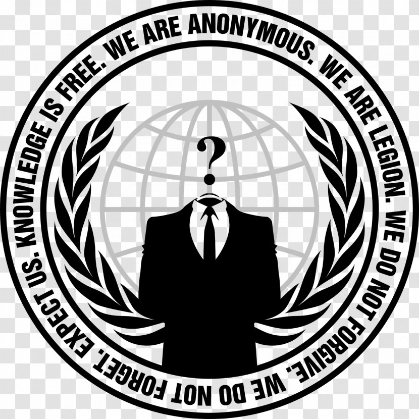 T-shirt Anonymous Hoodie Logo Million Mask March - Slogan Transparent PNG